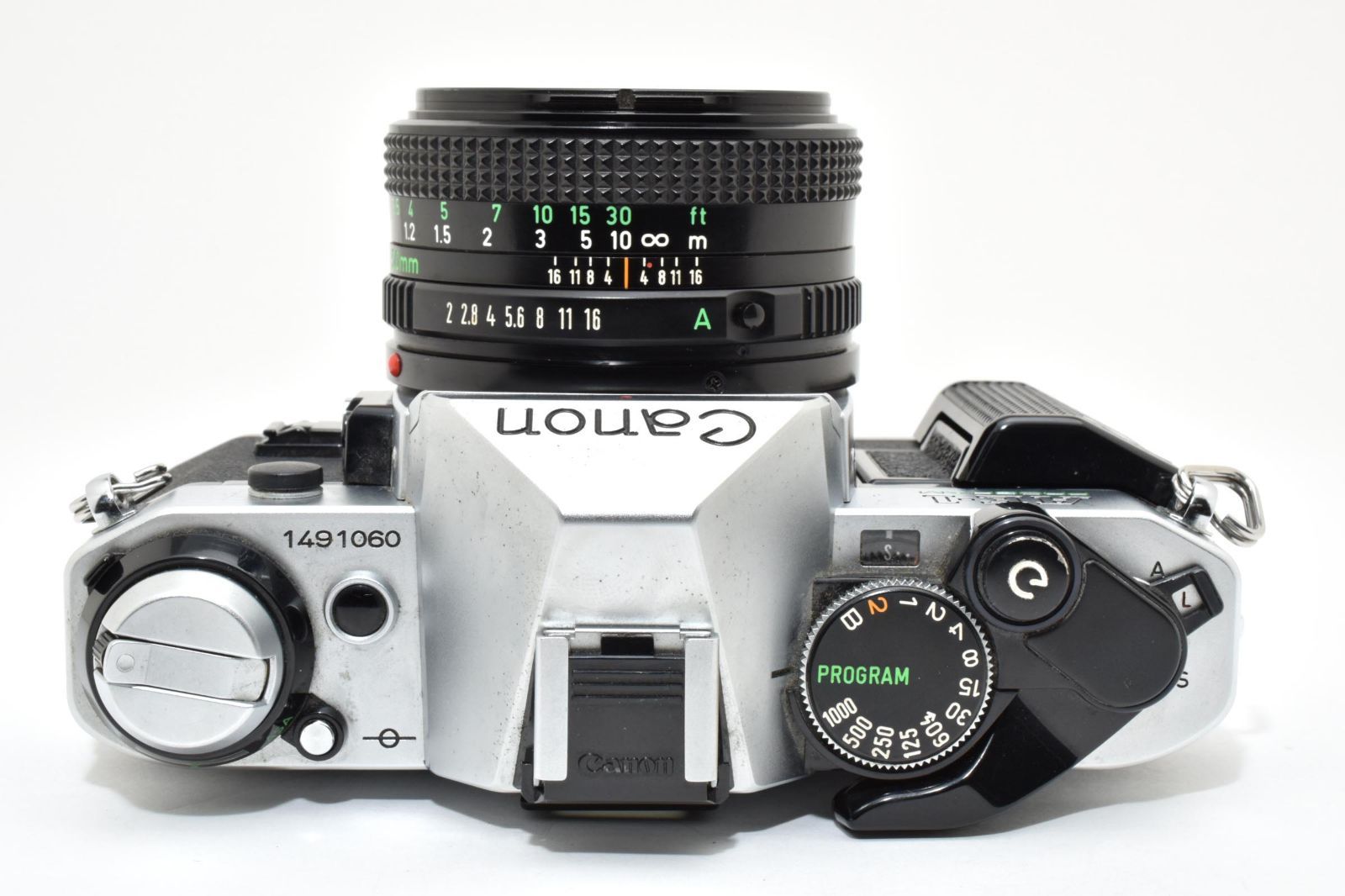 ☆外観美品☆ キヤノン Canon AE-1 PROGRAM シルバー + NEW FD 50mm F2