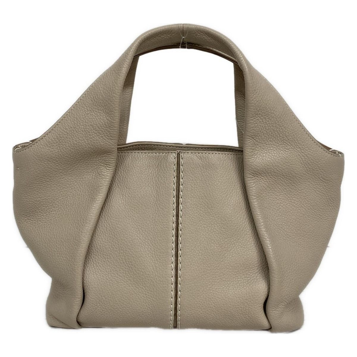 TOD'S(トッズ) トートバッグ シャツ バッグ ショッピング ミニ ライトベージュ レザー