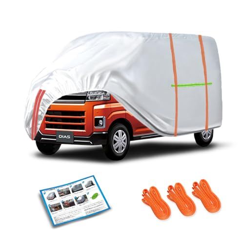 適合SUBARUサンバーバン車ボディカバー軽自動車カー防水防塵防輻射UV sambar van ボンネットカバー黄砂対策日焼け防止霜や雨台風対策防風縄付車 傘ホルダーハンドル 軽自動車車 サンシェード車 カスタム軽自動車 カバーas 6be444c2