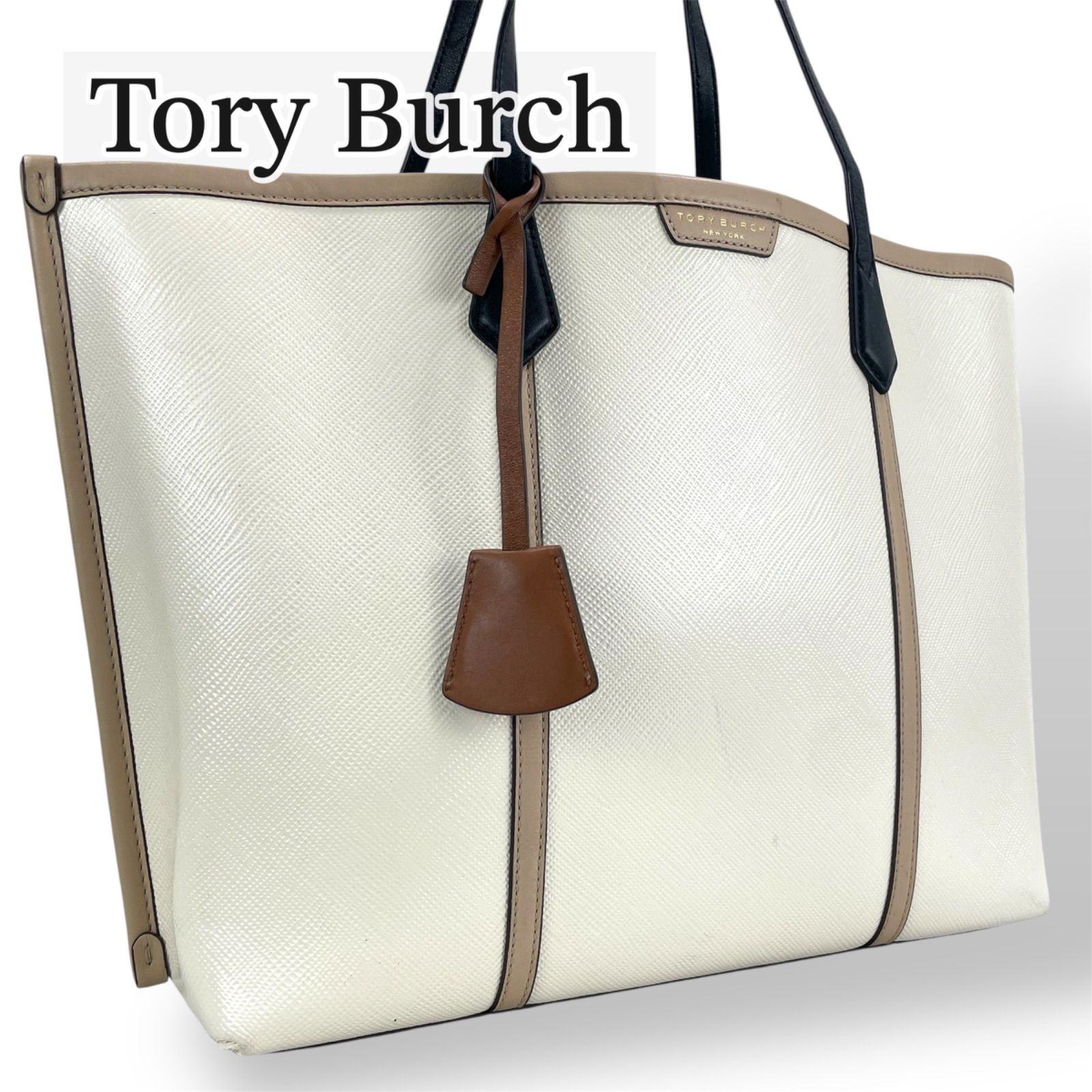 極美品】Tory Burch PERRY トリーバーチ トートバッグ ハンドバッグ 