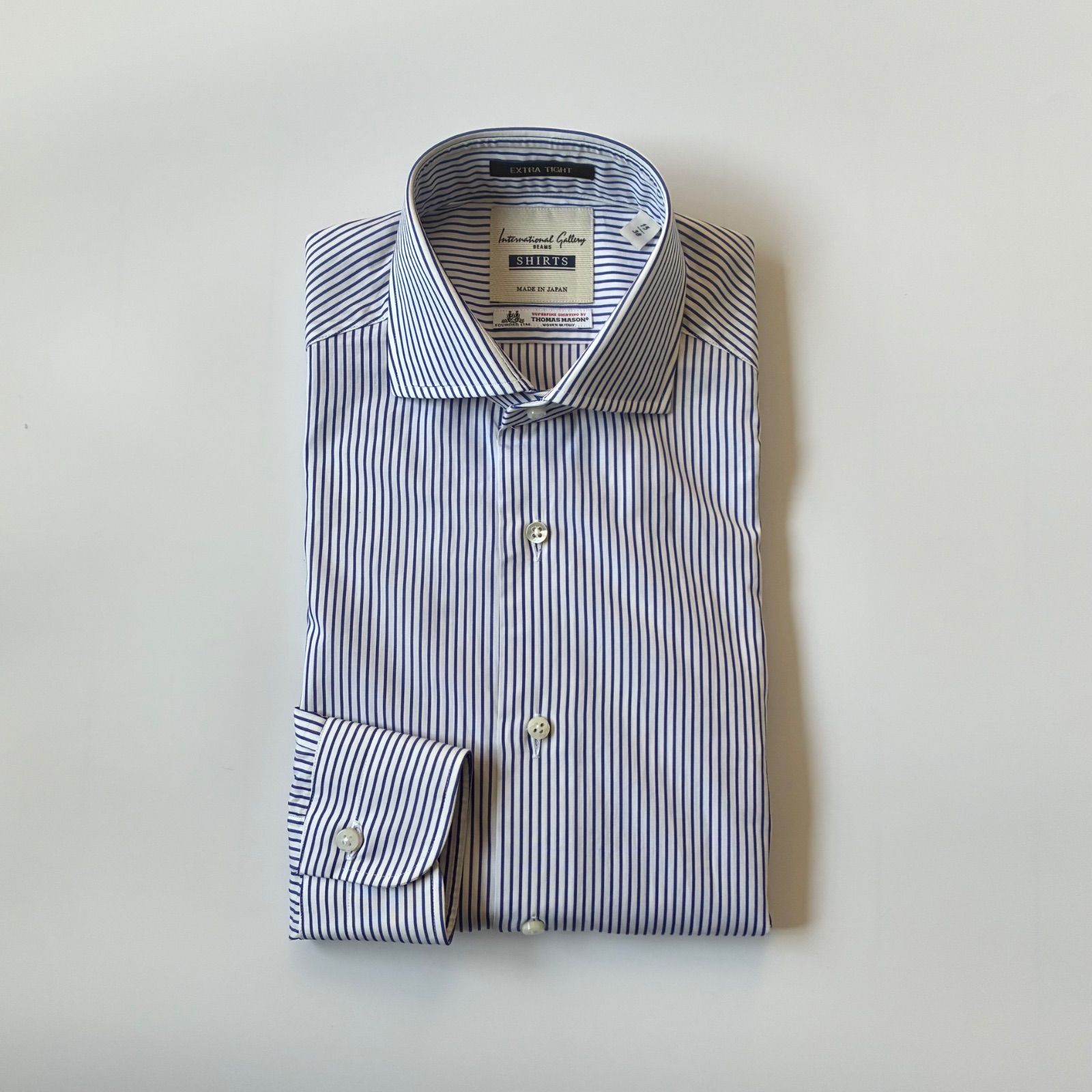QUATTROCCHI by International Gallery BEAMS WOOL POLY SHIRT S safarionline