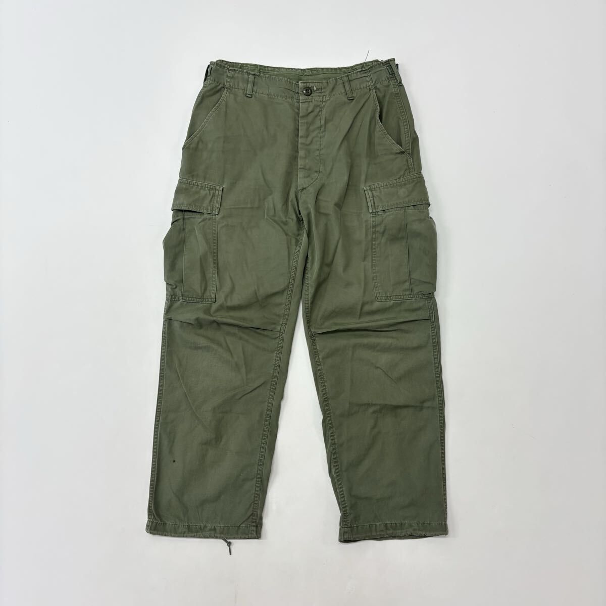60s Vintage US.ARMY カーゴ パンツ ジャングル ファティーグ ノンリップ サイズ M 806-0150 18,204円