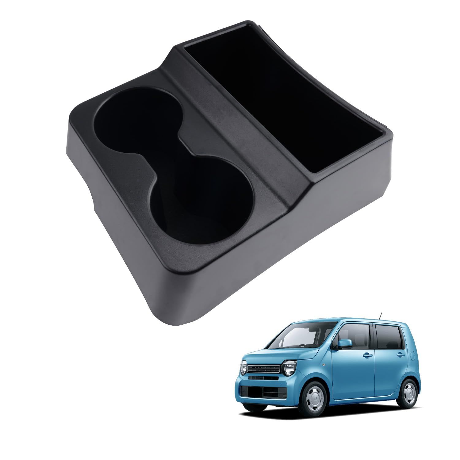 HUAHAO ホンダ n-wgn jh3 jh4専用 コンソール トレイ コンソールボックス 隙間収納 ゴミ箱増設 新型nwgn 車用収納ボックス センターコンソール収納 小物入れ 滑り止め nwgn アクセサリー 整理整頓 お手入れ・取付簡 fd572b0a