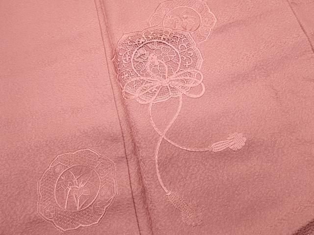 平和屋着物□中国三大刺繍 スワトウ刺繍 汕頭刺繍 総刺繍 無地絵羽訪問
