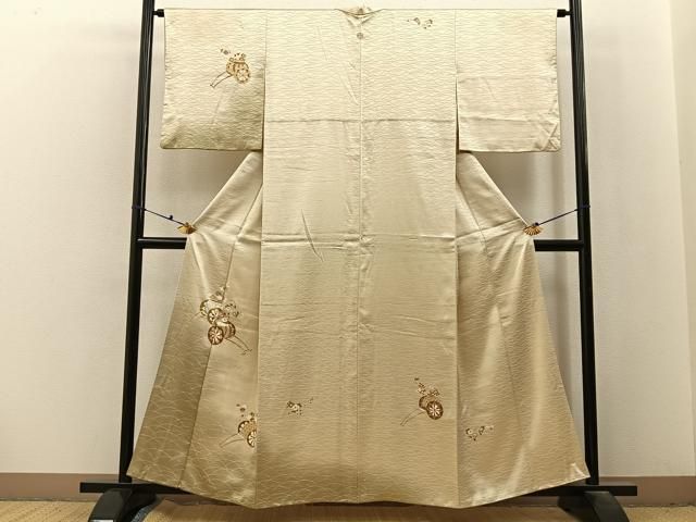 平和屋着物□訪問着 花車文 暈し染め 金彩 正絹 逸品 BAAX6593hj