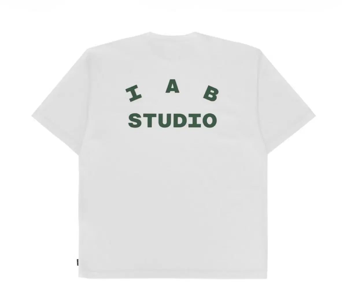IAB Studio Tシャツ 白 ディープグリーン 2XL