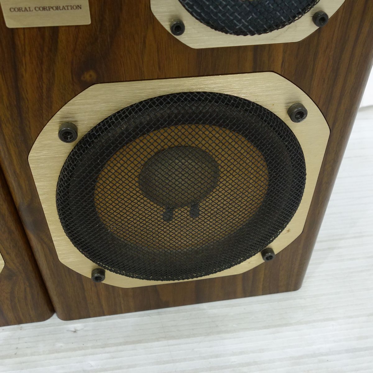 CORAL コーラル 2-WAY スピーカー ペア EX-101W ※中古 - メルカリ