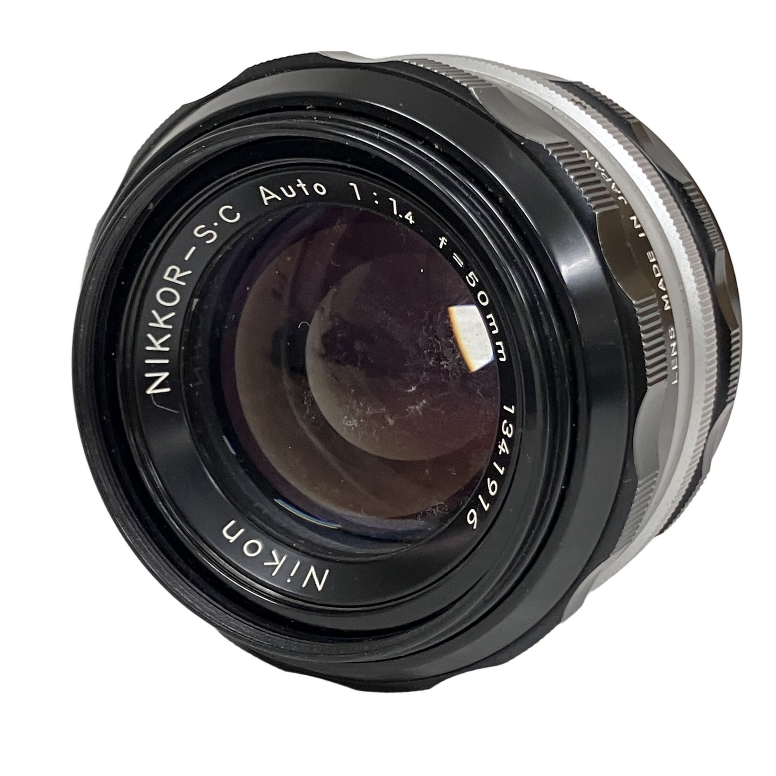 【ジャンク】ニコンS Nikon NIKKOR-S・C Auto 1:1.4 f=50mm 単焦点レンズ カメラ周辺機器