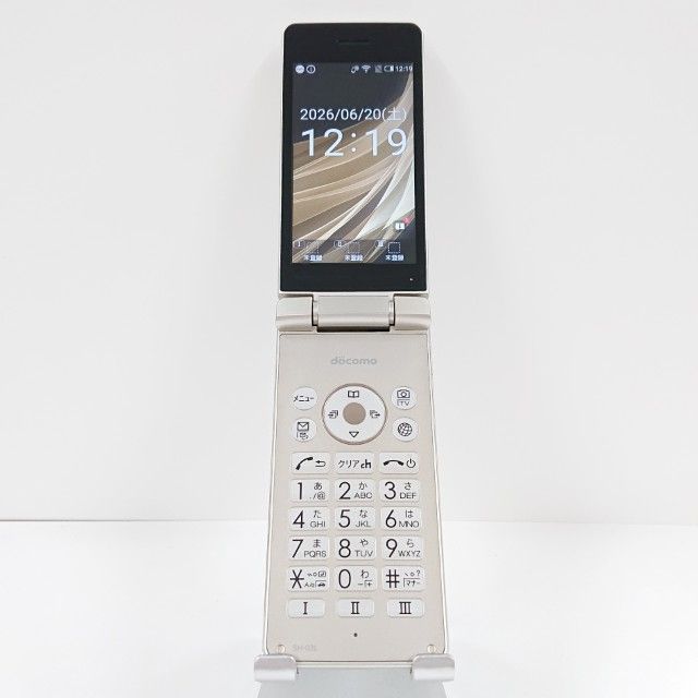 AQUOS ケータイ SH-02L ドコモ ゴールド 送料無料 本体 c20463