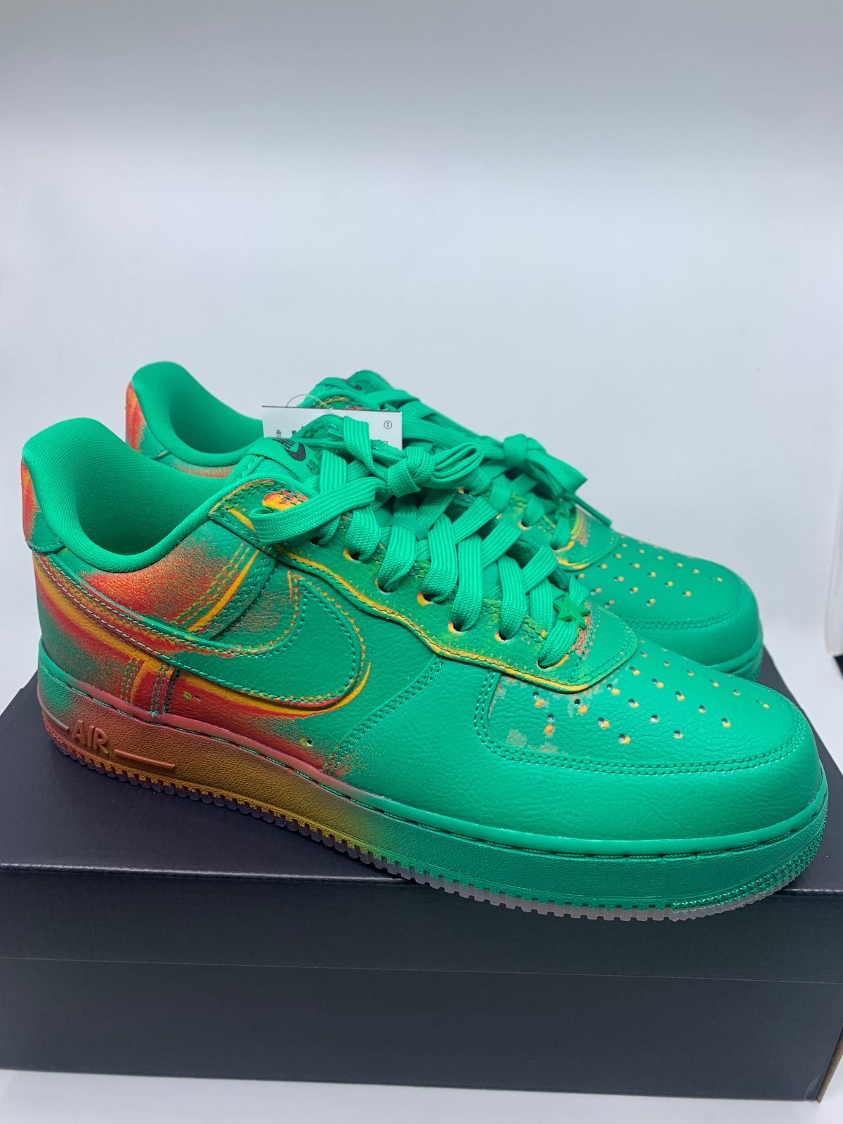 NIKE AIR FORCE 1 LOW RETRO STADIAM GREEN LASER ORANGE