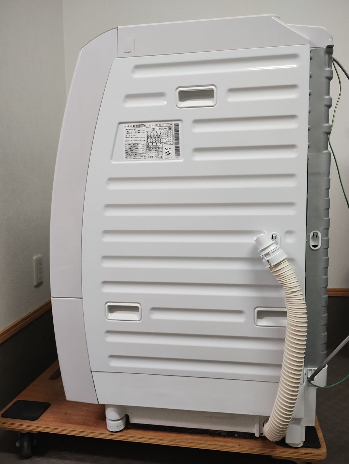 分解清掃済】日立・BD-SX110EL 2020 ビッグドラム・ドラム式洗濯機