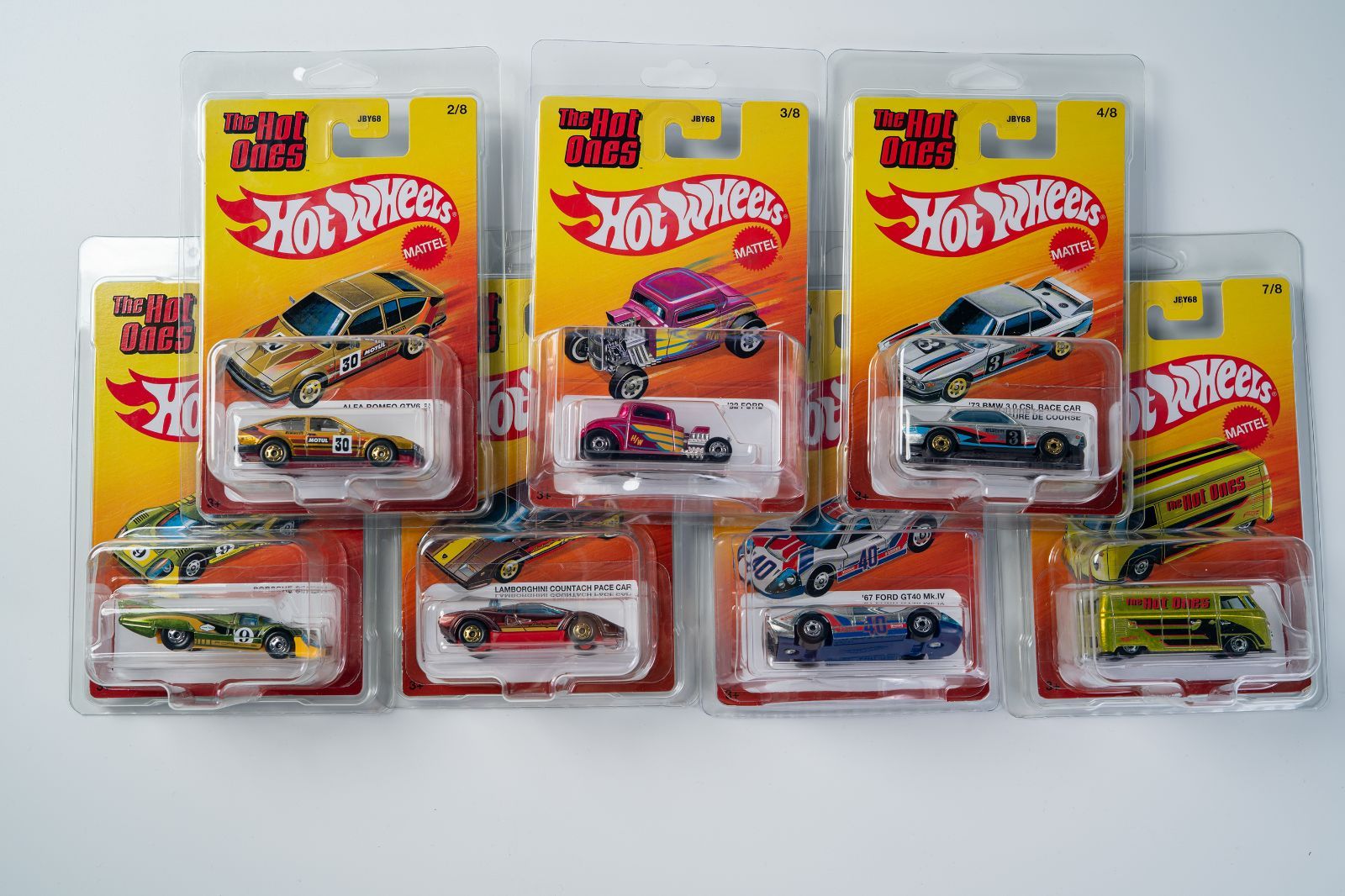 【新品未開封】Hot Wheels - The Hot Ones 7台セット 日本未発売 【プロテクター付き！】
