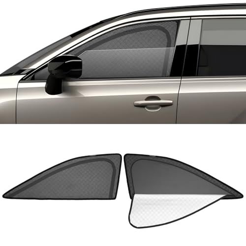 トヨタ RAV4 60系 サンシェード マグネット式 サイド用 2in1一体式 メッシュカーテン AXAN64型 2025年12月-現行 車種専用 カーシェード 換気 断熱 日除け メッシュサンシェード 日焼け防止 UVカット 遮光カーテン 3c7ef4b7