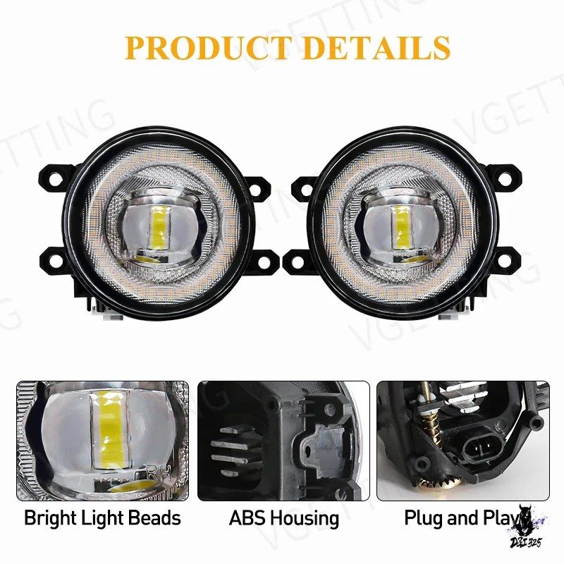 トヨタ カローラ 2014-2016 用 LED フォグランプ デイタイムランニングライト