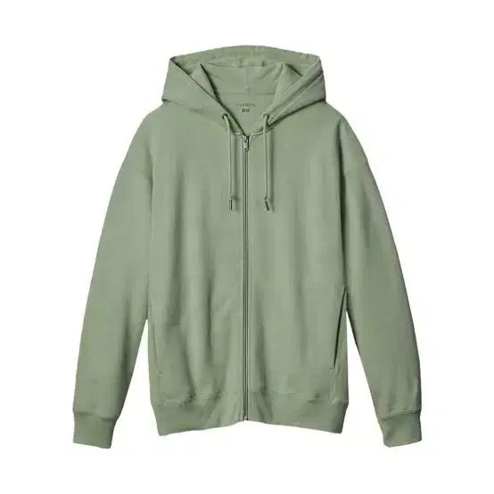 ユニクロ JW Kinloch Anderson(キンロックアンダーソン) スウェット オーバーサイズ フルジップアップ パーカ グリーン