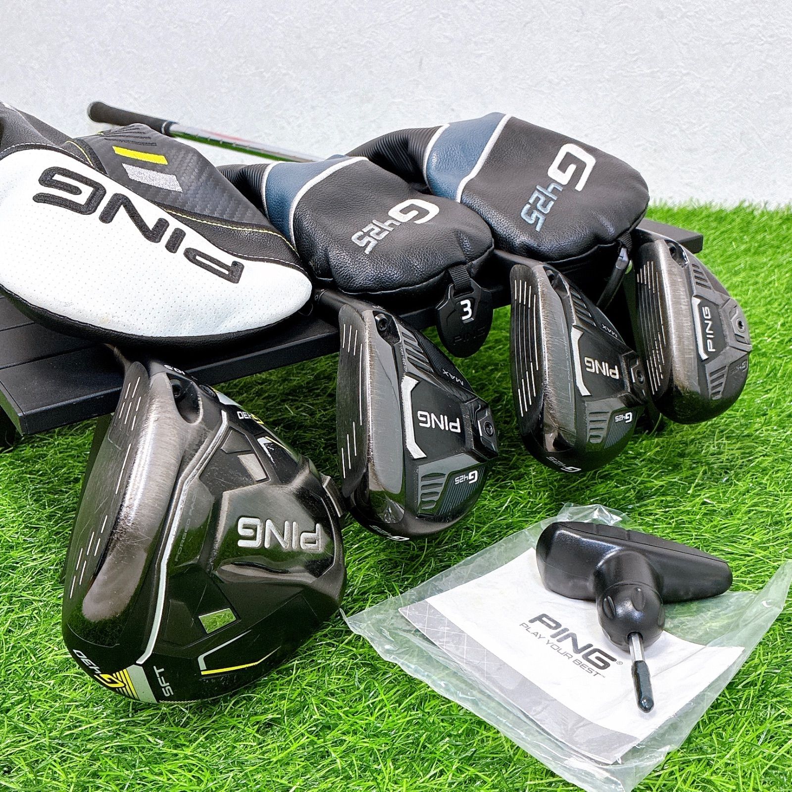 【超豪華】PING G430 / G425 4本クラブセット DR FW UT 豪華】PING G430 G425 / ピン メンズゴルフクラブ12本セット クラブ