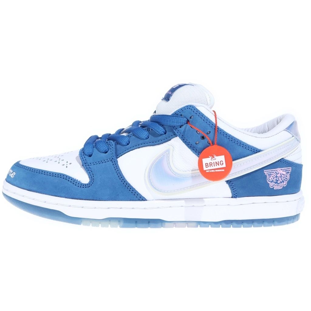 NIKE SB (ナイキエスビー) ×BORN X RAISED DUNK LOW PRO QS ONE BLOCK AT A TIME FN7819-400 ボーンアンドレイズド ローカットスニーカー US9/27.0cm ブルー/ホワイト