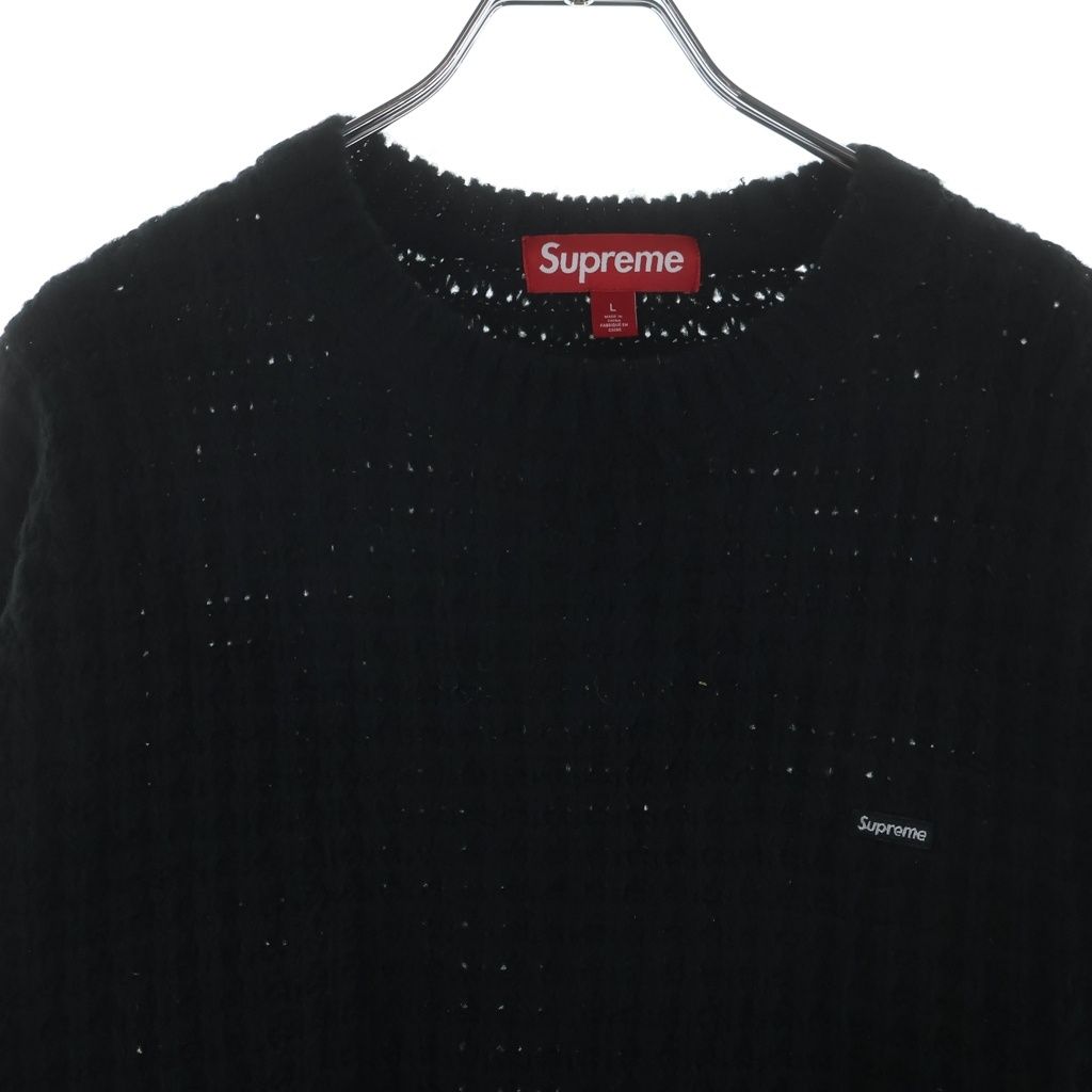 SUPREME (シュプリーム) 25AW Washed Small Box Logo Waffle Sweater