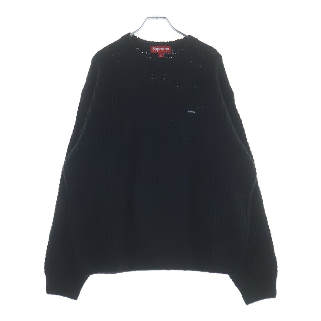 SUPREME (シュプリーム) 25AW Washed Small Box Logo Waffle Sweater