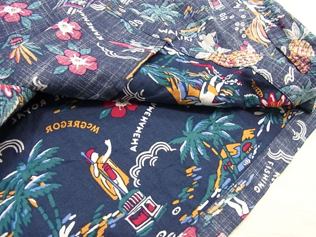 美品 100周年記念☆McGREGOR×reyn spooner アロハシャツ 開襟シャツ 総 