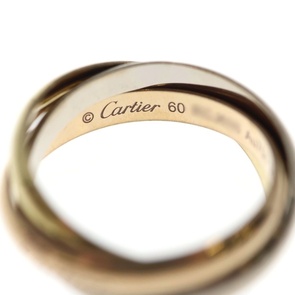 Cartier (カルティエ) トリニティ クラシック YG WG PG 3連 3カラー 