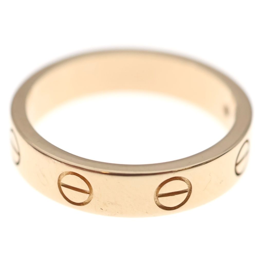 Cartier (カルティエ) ミニラブ 1PD ダイヤリング Au750 K18PG ピンク