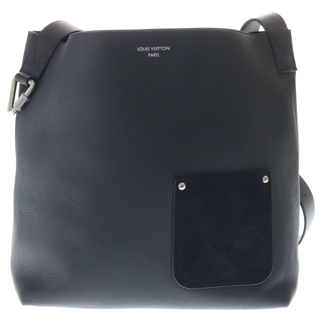 LOUIS VUITTON (ルイヴィトン) LVタッチ ヴェルソ トートレザー トートバッグ M27022 ICタイプ ブラック