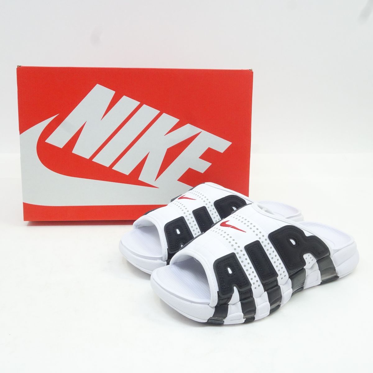 【未使用】NIKE ナイキ AIR MORE UPTEMPO SLIDE エア モア アップテンポ スライド FB7818-100 US10 28cm 箱有