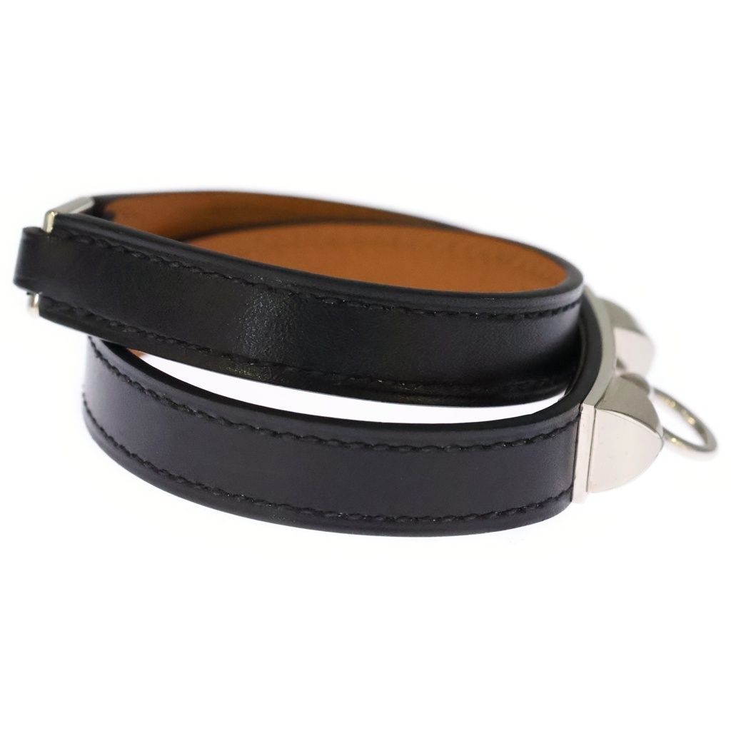 HERMES (エルメス) リヴァル ドゥブルトゥール レザー シルバー金具