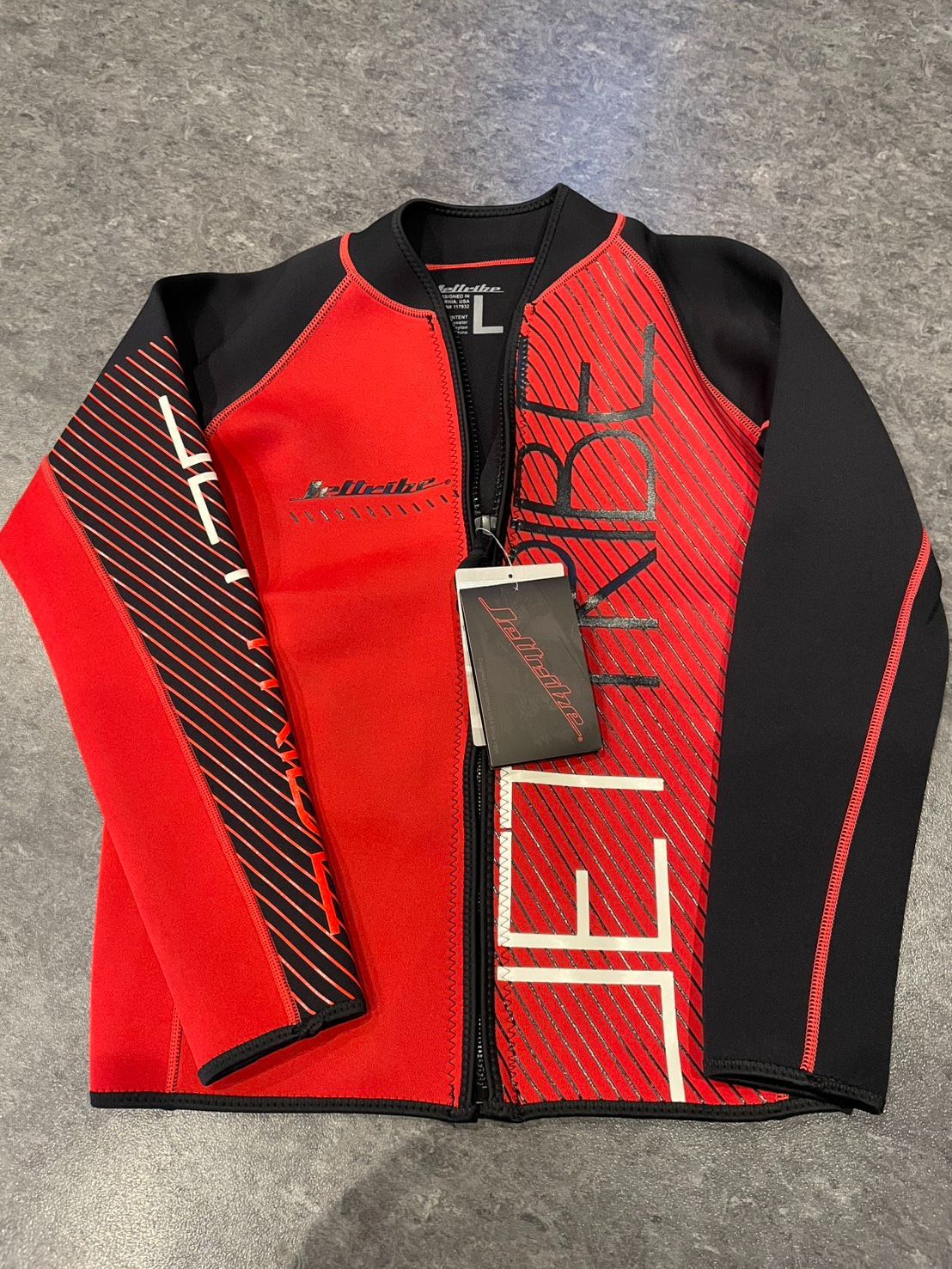 Jet Tribe Circuit 2 piece wetsuit(red) 上のみ