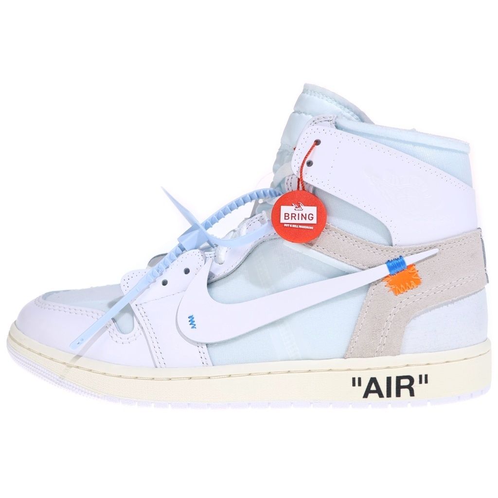 NIKE (ナイキ) ×V.A.A AIR JORDAN 1 RETRO HIGH OG ALASKA AA3834-100 エアジョーダン1 ヴァージルアブローアーカイブ アラスカ ハイカットスニーカー ホワイト US10/28cm