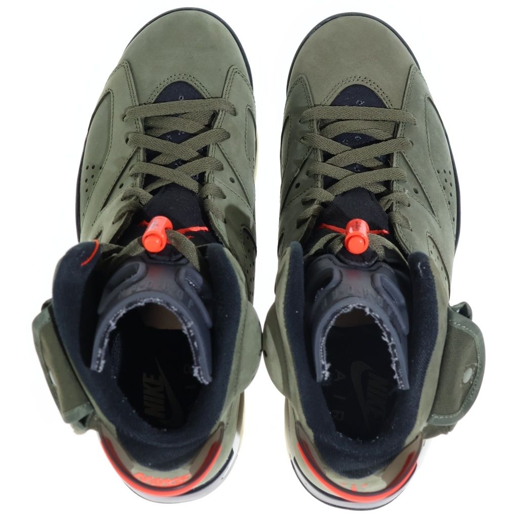 NIKE ナイキ ×TRAVIS SCOTT AIR JORDAN 6 RETRO SP CN1084-200 トラヴィススコット エアジョーダン6 ハイカットスニーカー US9.5/27.5cm カーキ NIKE (ナイキ) ×TRAVIS SCOTT AIR JORDAN 6 RETRO SP CN1084-200