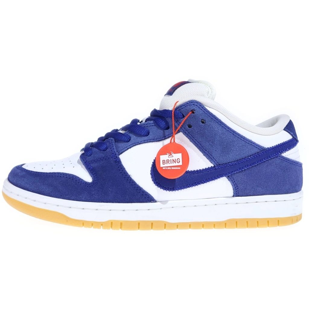 NIKE SB (ナイキエスビー) DUNK LOW PRO PRM LOS ANGELES DODGERS DO9395-400 ダンク ロサンゼルスドジャーズ ローカットスニーカー US9/27.0cm ホワイト/ブルー