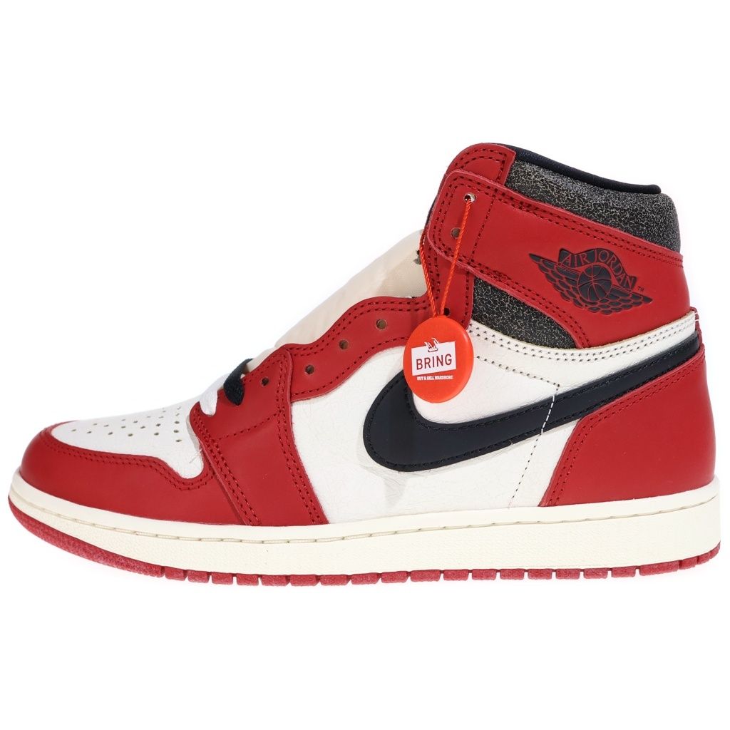 NIKE (ナイキ) AIR JORDAN 1 HIGH OG DZ5485-612 エアジョーダン1 ロスト&ファウンド シカゴ ハイカットスニーカー US9/27.0cm ホワイト/レッド 43,775円