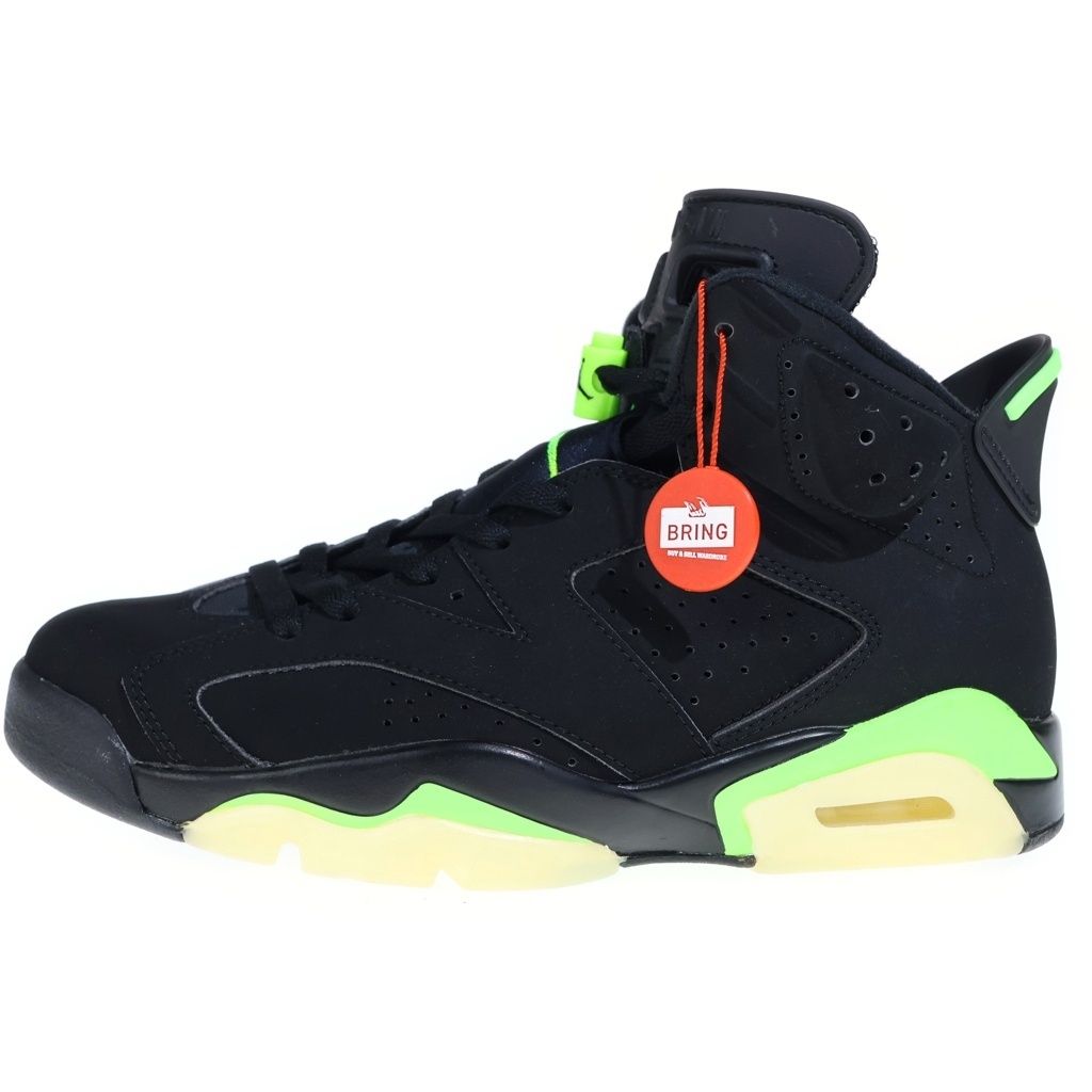 NIKE (ナイキ) AIR JORDAN 6 Electric Green エアジョーダン エレクトリックグリーン ハイカットスニーカー ブラック US8/26.0cm CT8529-003 24,140円