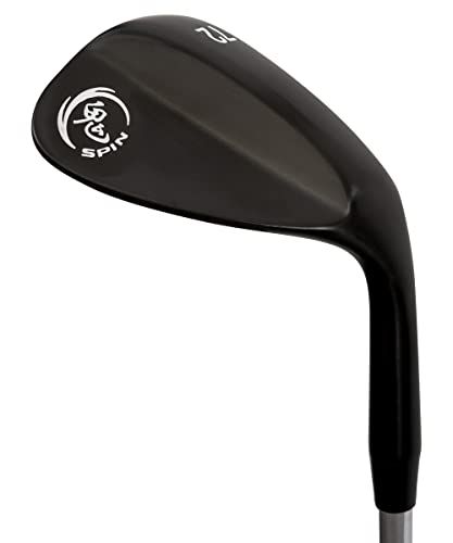 【新品】鬼スピン ウェッジ ブラックエディション ゴルフクラブ 角溝 スピン Wedge ブラックPVD仕上げ スチールシャフト 豊富なロフトバリエーション 【ノーロゴ】 【Ly】 2592f76e