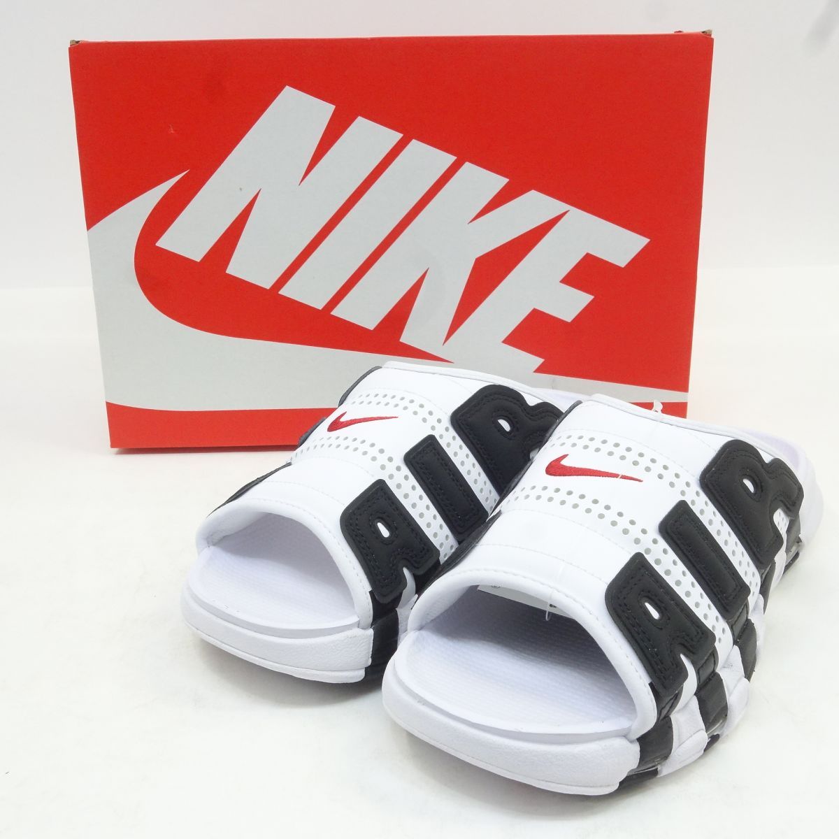 【未使用】NIKE ナイキ AIR MORE UPTEMPO SLIDE エア モア アップテンポ スライド FB7818-100 US10 28cm 箱有