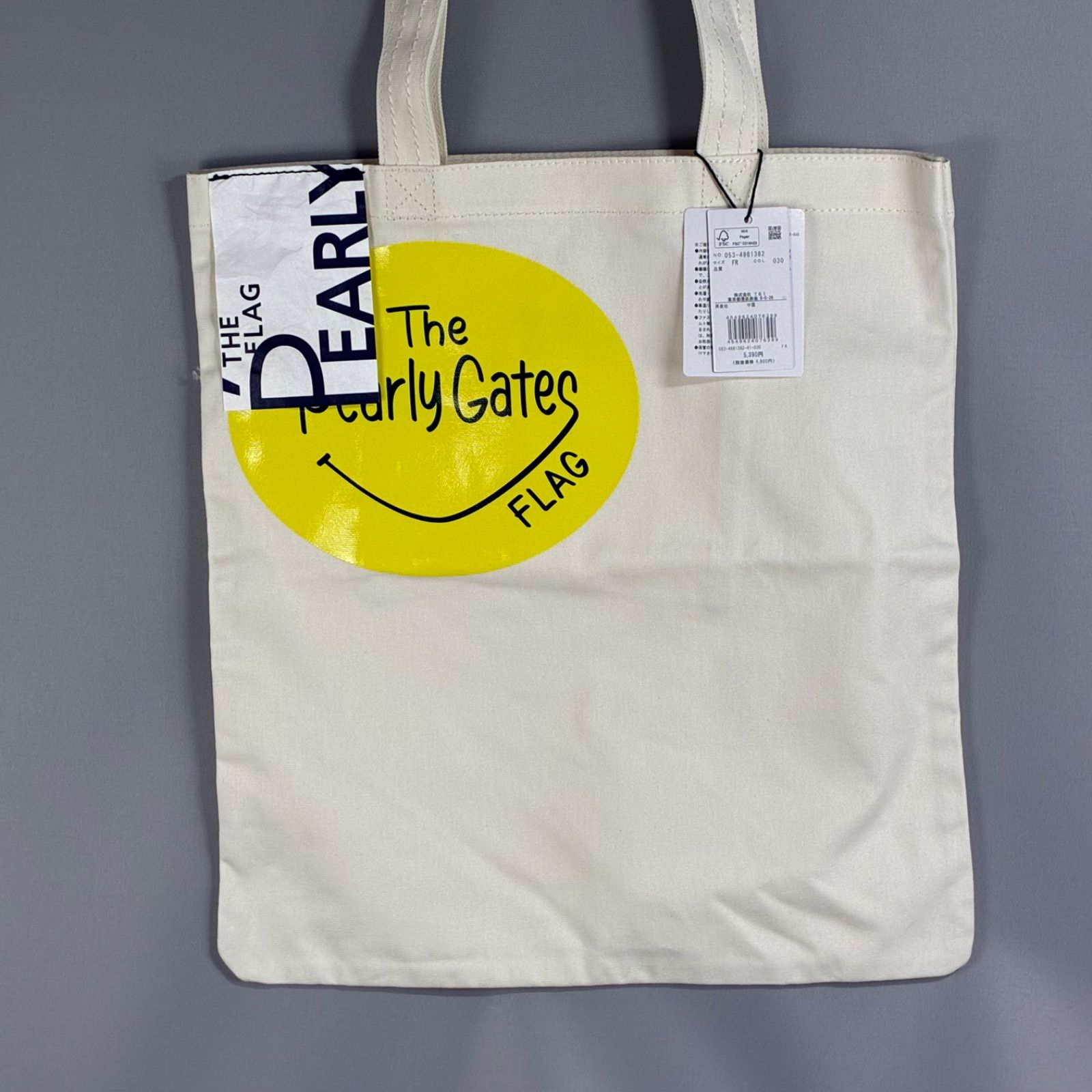新品タグ付き✨】PEARLY GATES（パーリーゲイツ）コットントートバッグ 