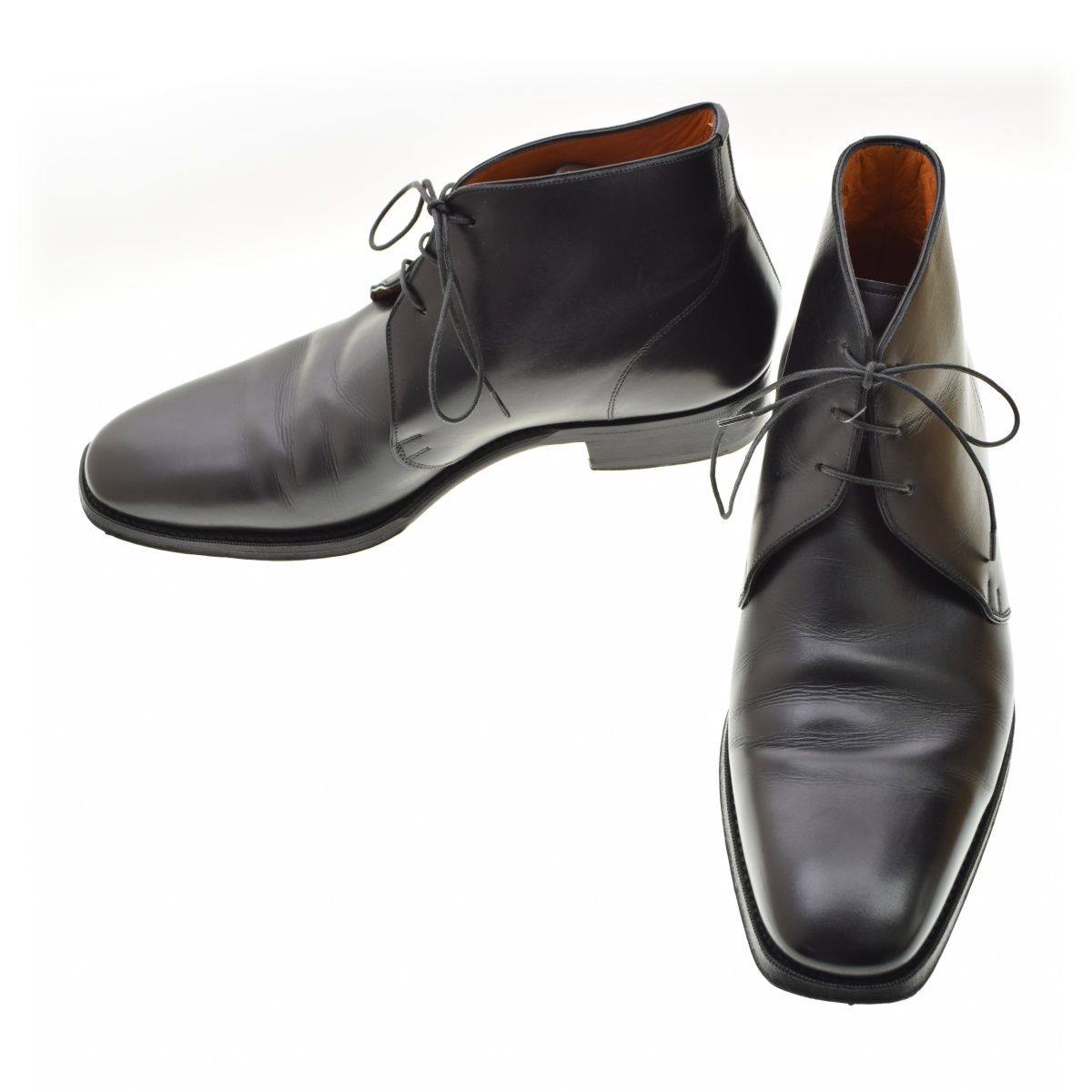 【Santoni】4954 レザー チャッカブーツ