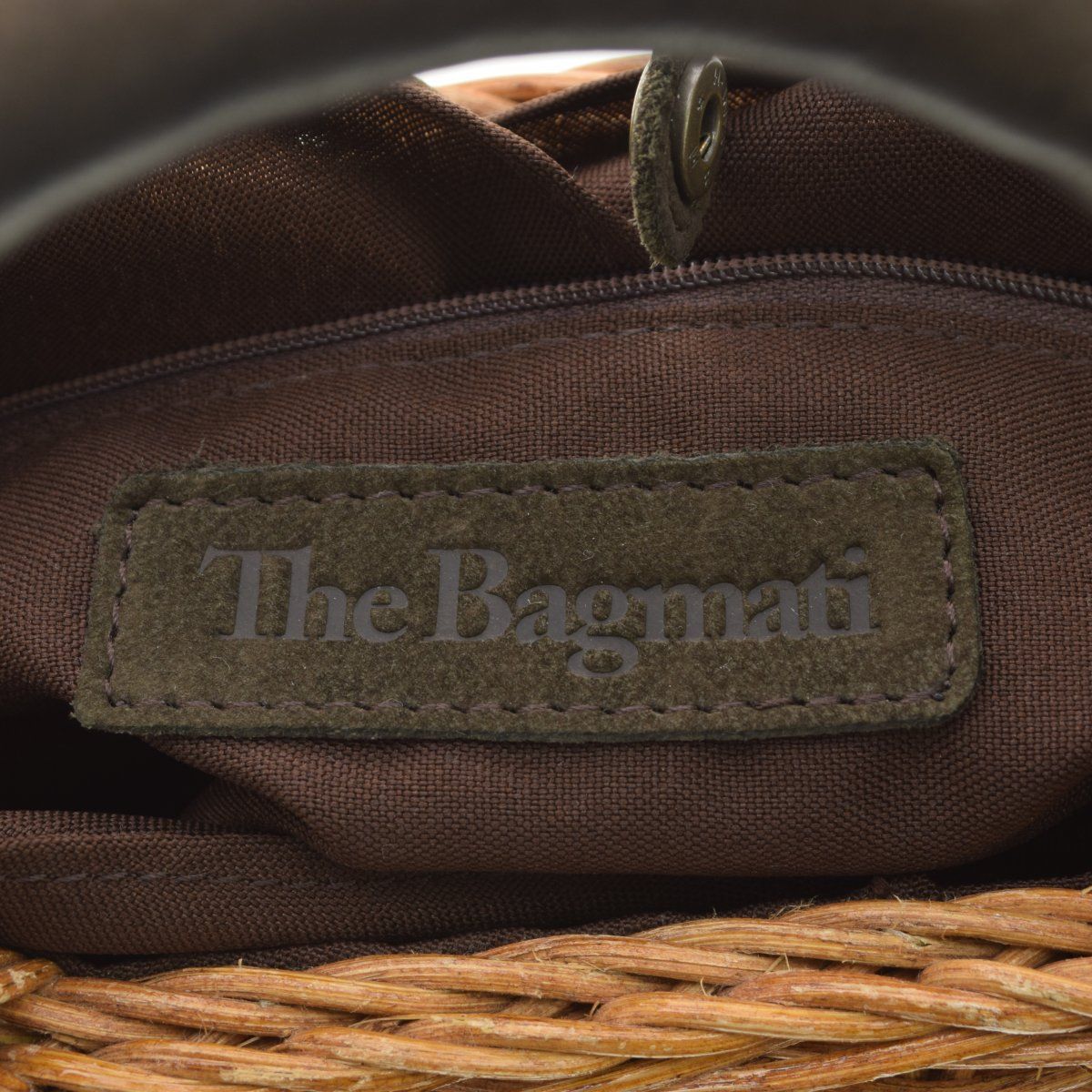 TheBagmati】ウィッカー編み レザーハンドル かごバッグ - メルカリ
