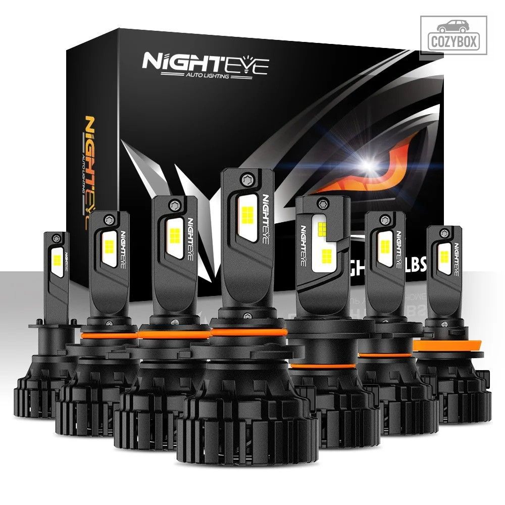 NIGHTEYE 45000LM H4 H7 LED 車用 ヘッドライトバルブ Canbus 120W H11 H8 H9 9005