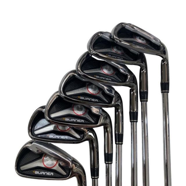 【中古】 テーラーメイド BURNER(2009) 8S アイアンセット IR NS PRO 950GH (フレックスS) メンズ 男性用 右利き 右用 Dランク ゴルフクラブ