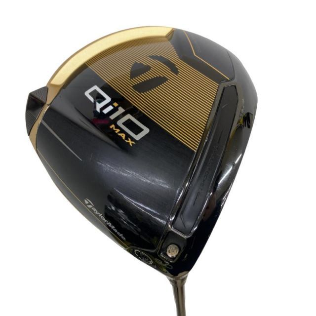 【中古】 テーラーメイド Qi10 MAX Designer Series BLACK/GOLD 9° ドライバー DR 純正特注シャフト (フレックスSR) メンズ 男性用 右利き 右用 Cランク ゴルフクラブ