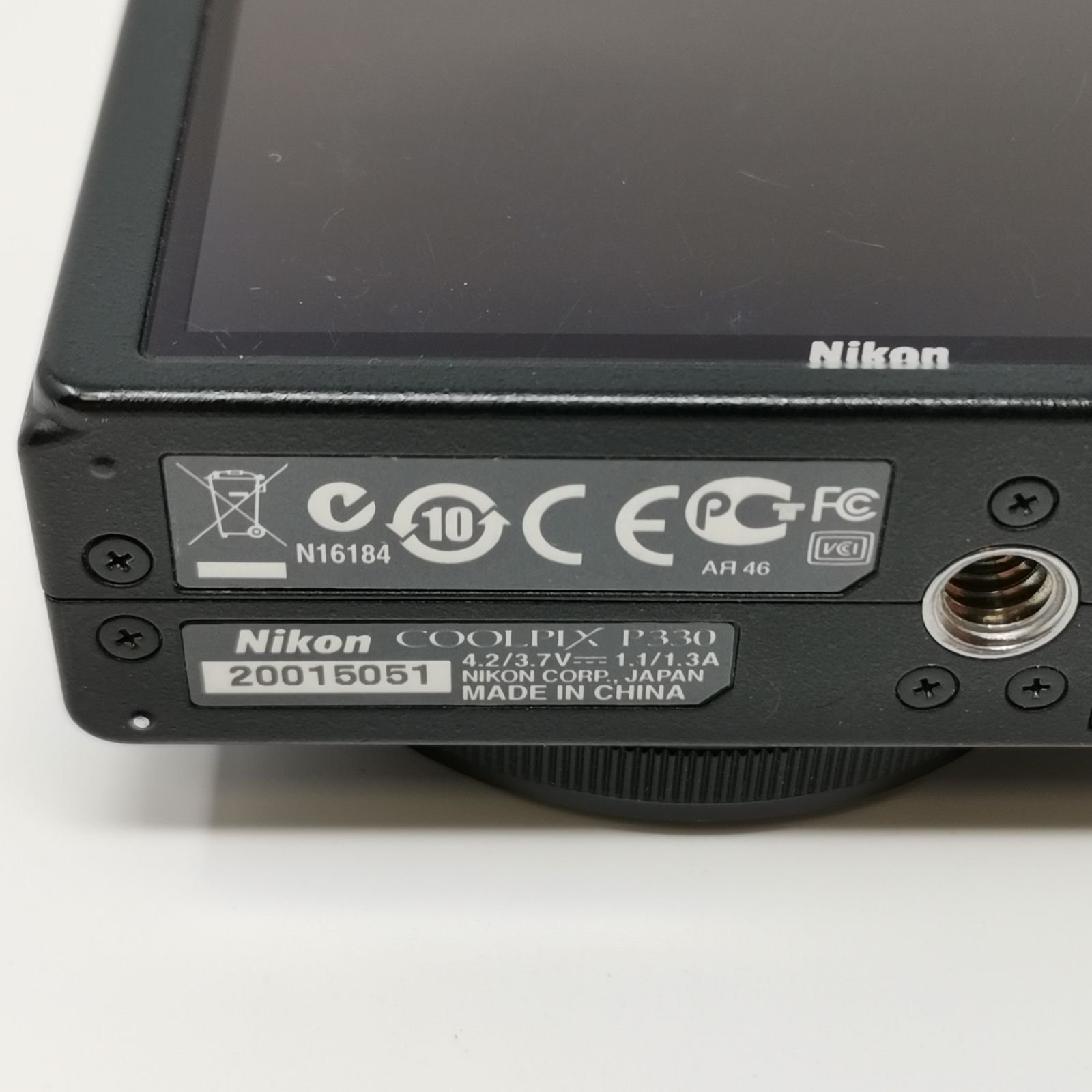 Nikon COOLPIX P330 カメラ コンデジ 動作未確認 SDカードなし 中古品