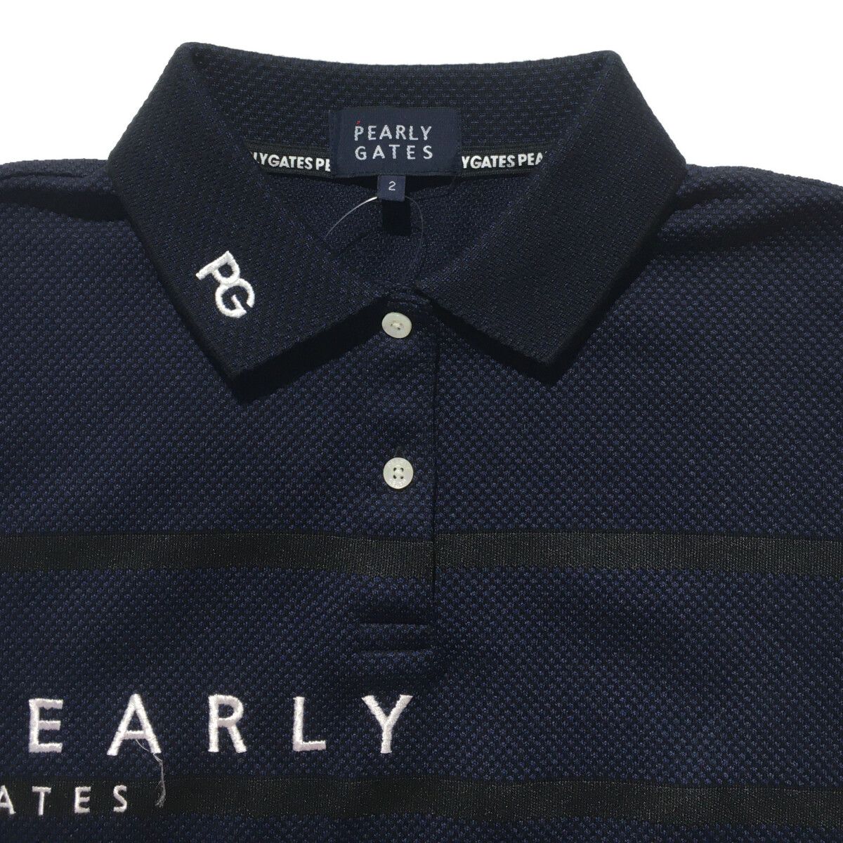 中古 レディース パーリーゲイツ PEARLY GATES ワンピース 2(L) 紺
