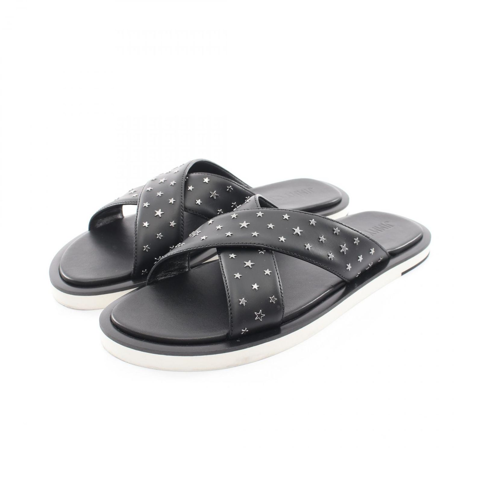 JIMMY CHOO ジミーチュウ PALMO スタースタッズ クロスサンダル サンダル