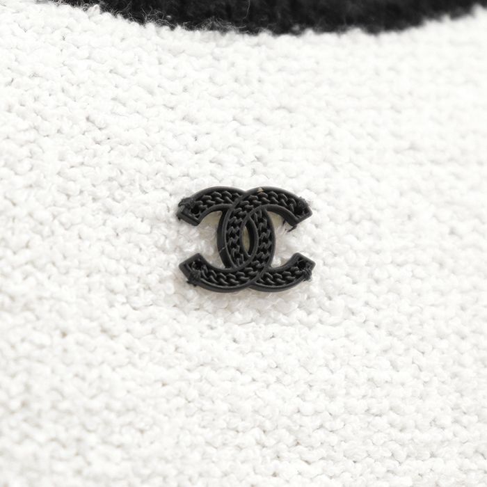 CHANEL バイカラー タンクトップ ココマーク CHANEL バイカラー タンクトップ ココマーク