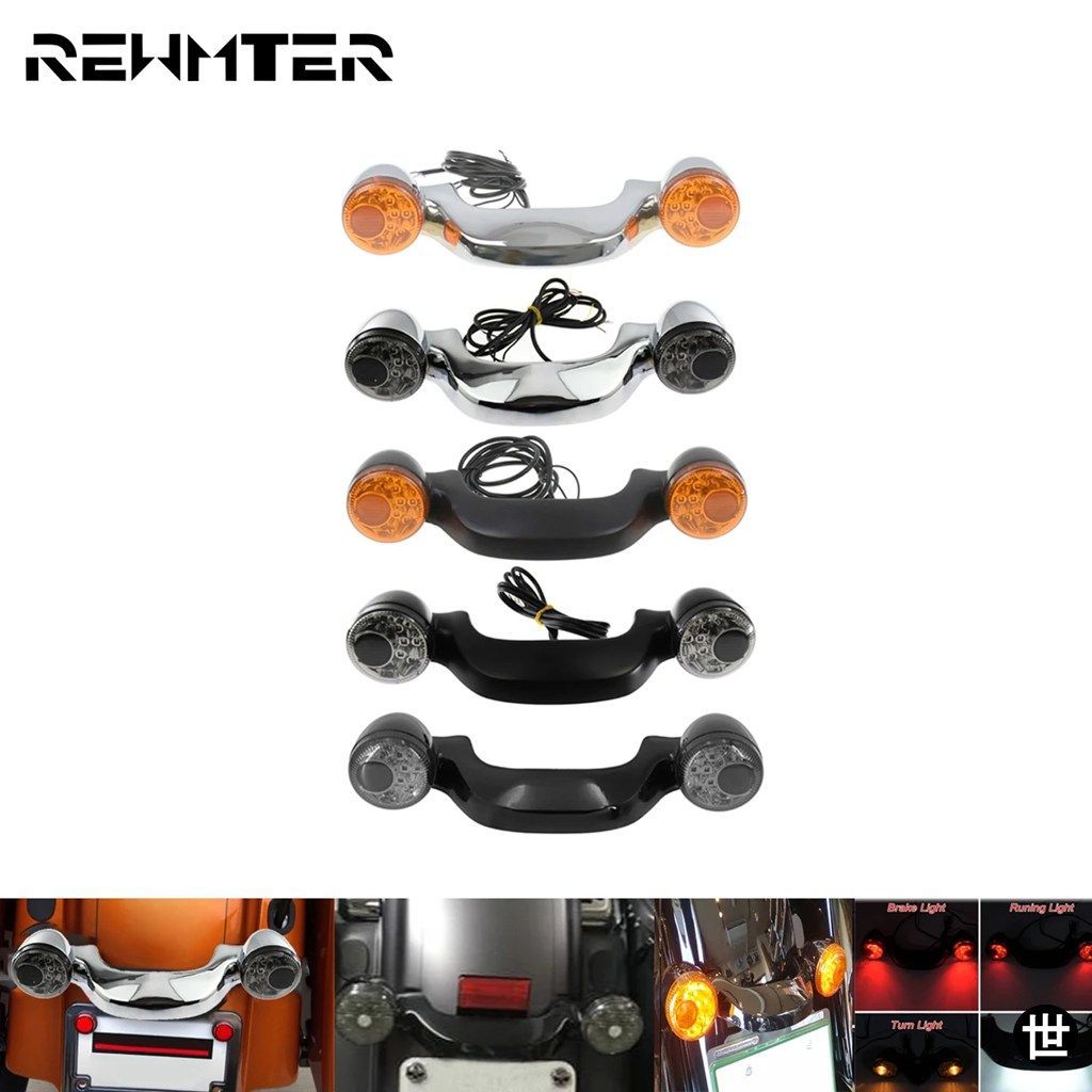 ハーレーダビッドソン ツーリング ストリート ロードグライド CVO カスタム FLHX FLTRU FLTRX 2010-2025 用 オートバイ LED リアウィンカー