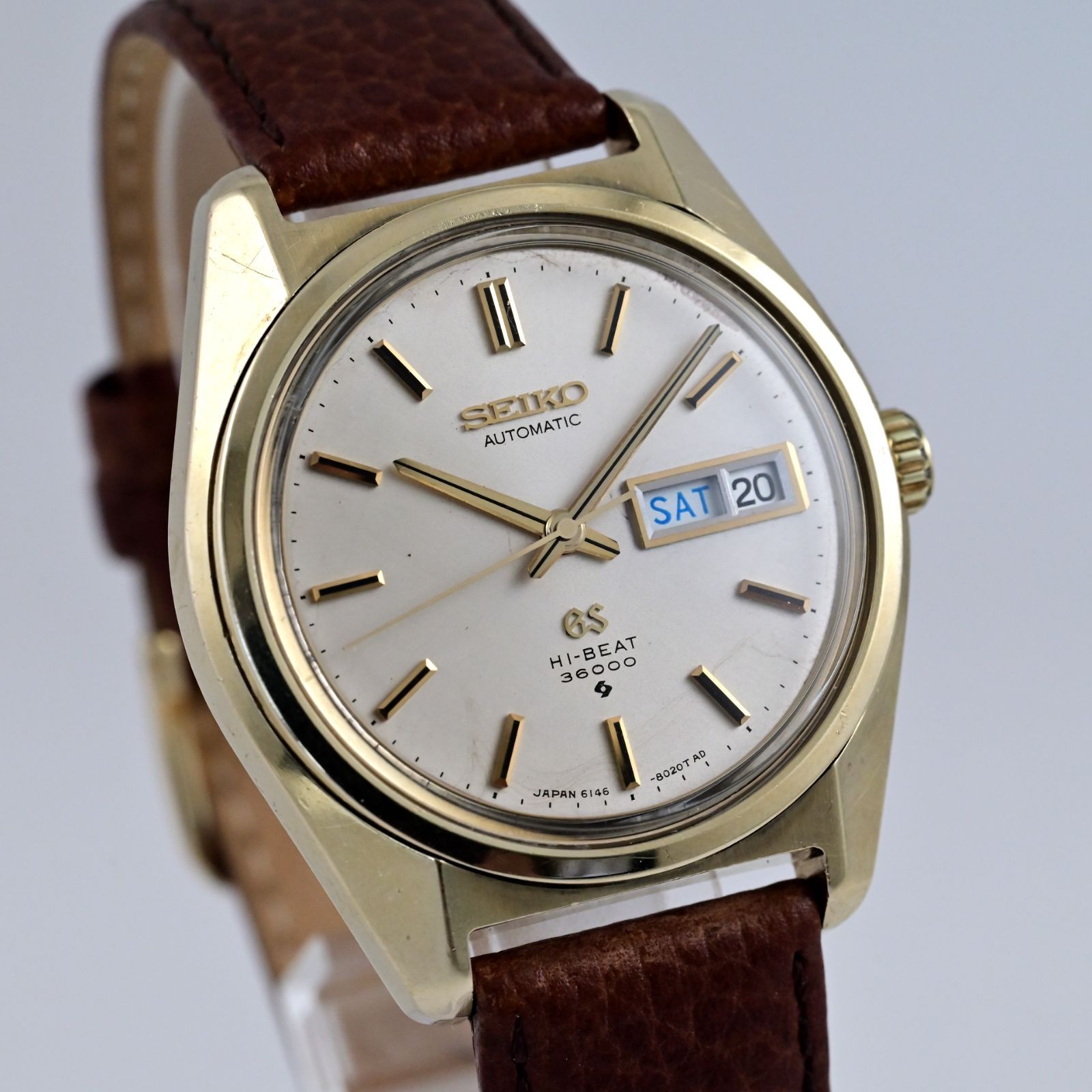 SEIKO】Grand Seiko Hi-Beat 36000 Automatic CAP GOLD 6146-8000 1969