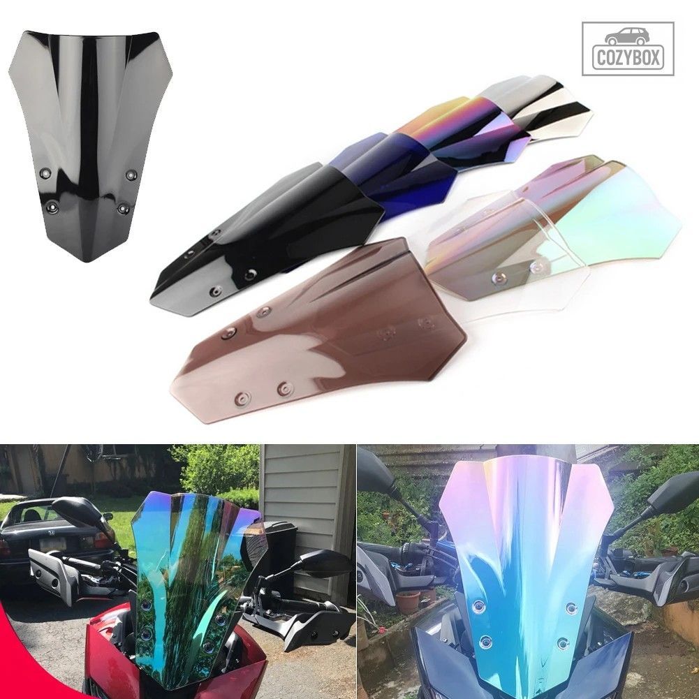 オートバイウインドシールドデフレクター プロテクターウインドスクリーン ヤマハ FJ